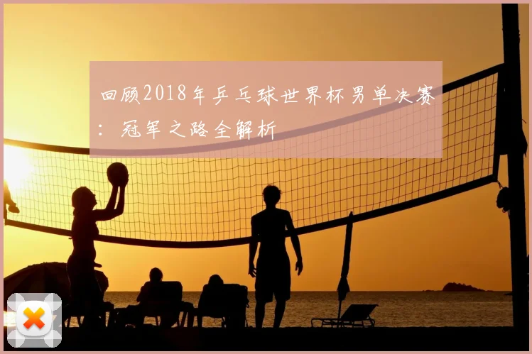 回顾2018年乒乓球世界杯男单决赛：冠军之路全解析